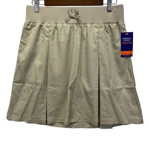 French Toast Khaki Pull-On Kick Pleat Scooter Skort Girls 16 SX9273 G New